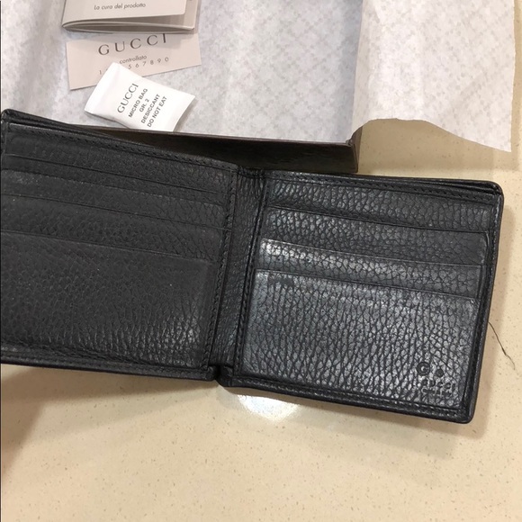 Black mens gucci wallet - Picture 3 of 7